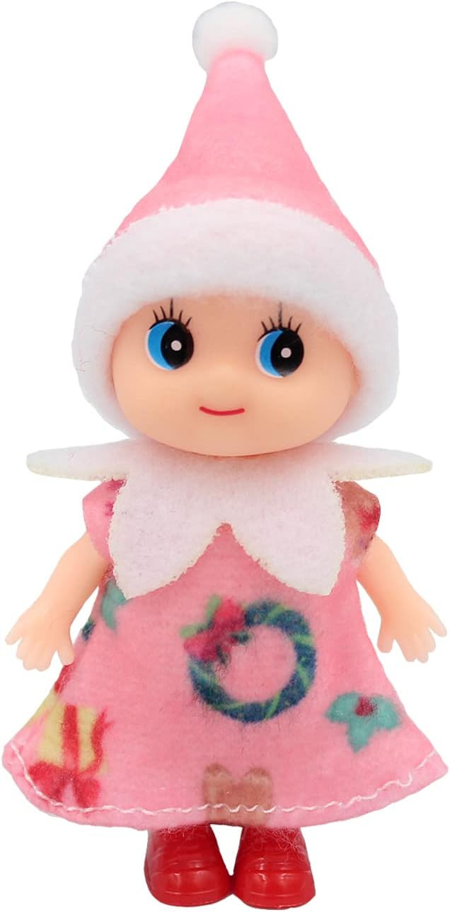 WULEEUPER Tiny Baby Elf Dolls | Christmas Miniature Elf Decoration | Newborn Gift | Baby Grow Gir... | Amazon (US)