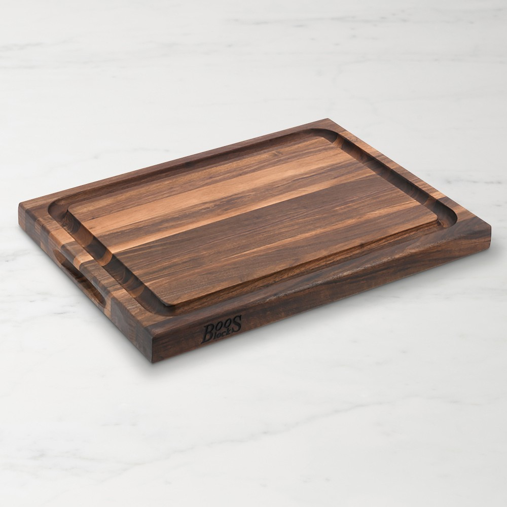 Boos Edge-Grain Cutting &amp; Carving Board, Walnut | Williams-Sonoma