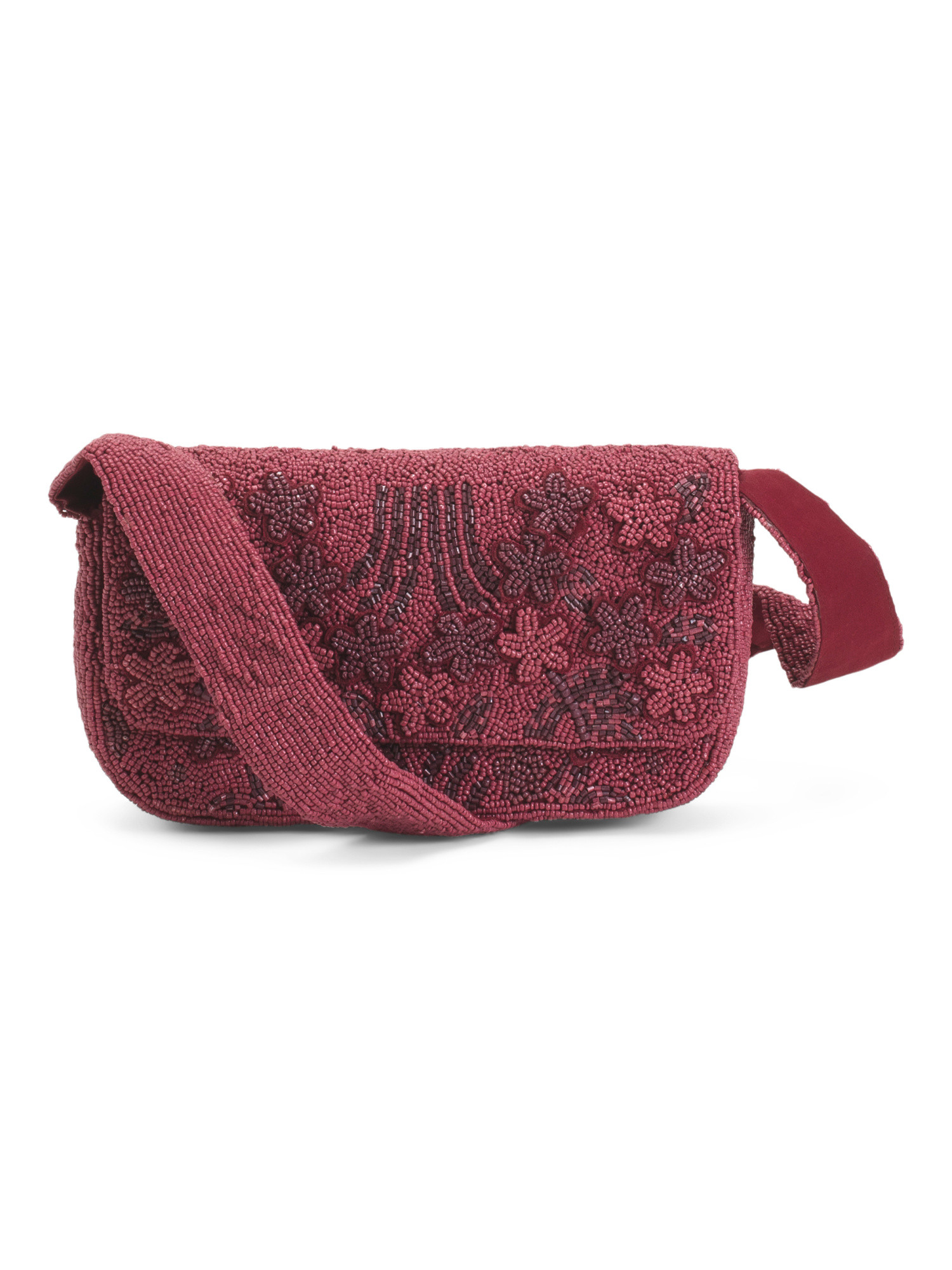All Over Floral Beaded Shoulder Bag | TJ Maxx