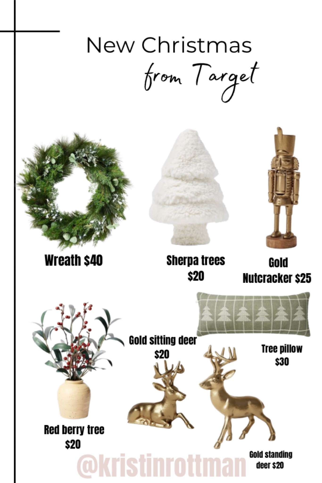 New Christmas decor from Target! I grabbed the Sherpa tree and gold nutcracker yesterday! 

#LTKSeasonal #LTKHoliday #LTKhome