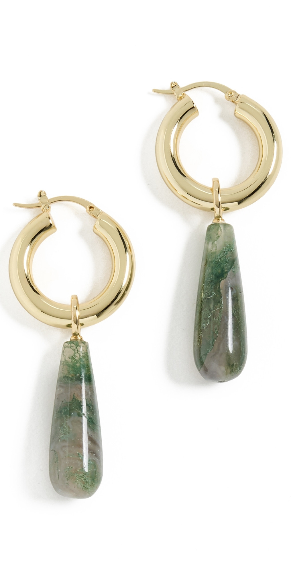 SHASHI Una Drop Earrings Gold One Size | Shopbop