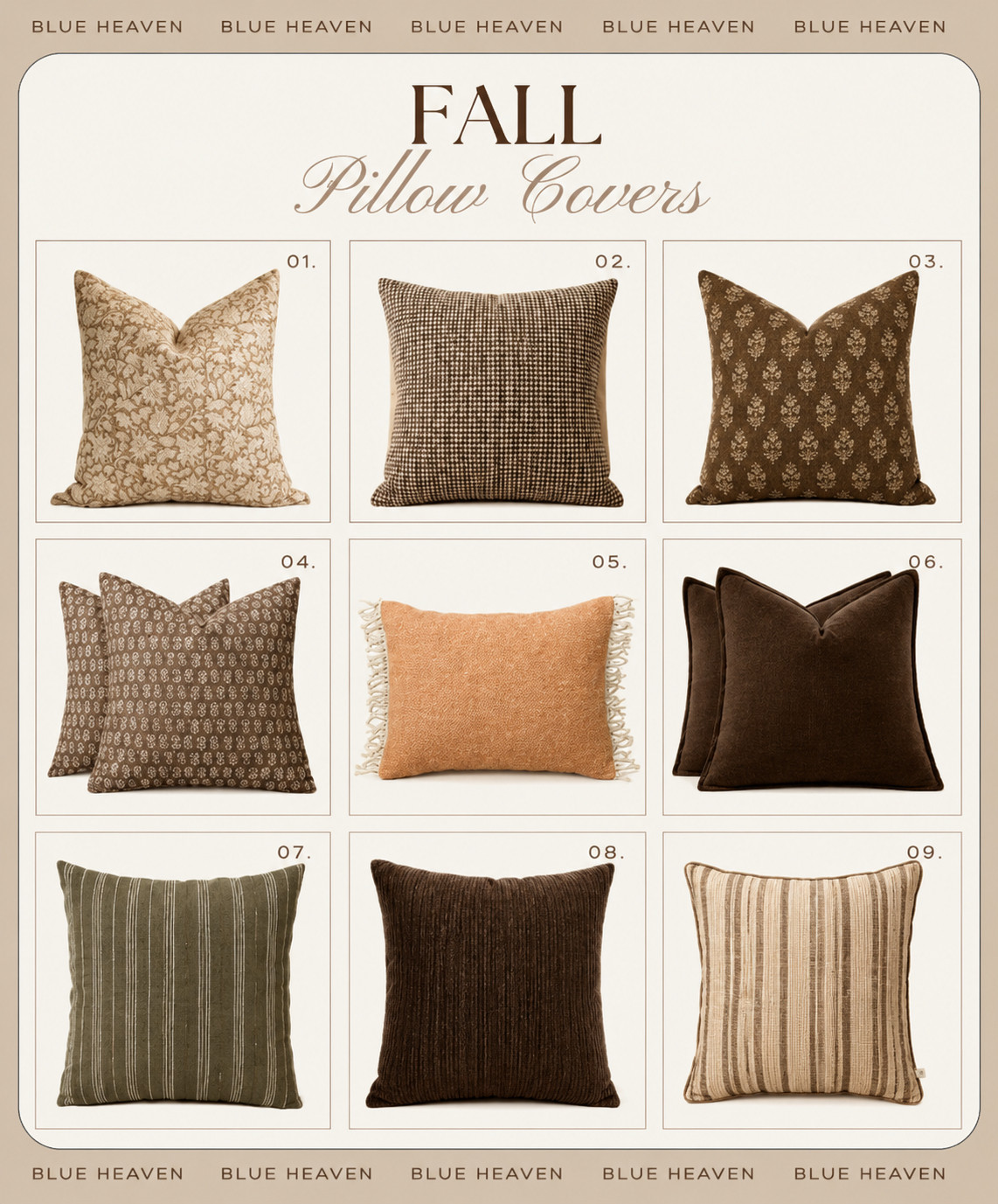 Fall pillow covers! 🙌🏼 fall pillow covers, fall throw pillow covers, autumn pillow covers, fall pillows, autumn pillows, fall decorative pillows, fall throw pillows, seasonal pillow covers, fall couch pillows, fall sofa pillows, fall accent pillows, fall home decor, autumn home decor, fall living room decor, fall bedroom decor, fall entryway decor, cozy fall decor, neutral fall decor, warm neutral decor, elevated fall decor, timeless fall decor, traditional fall decor, vintage fall decor, organic modern fall decor, modern traditional decor, designer inspired fall decor, plaid pillow covers, striped pillow covers, floral pillow covers, block print pillow covers, botanical pillow covers, leaf print pillows, embroidered pillow covers, velvet pillow covers, linen pillow covers, boucle pillow covers, textured pillow covers, woven pillow covers, lumbar pillow cover, square pillow cover, euro pillow cover, brown pillow covers, chocolate brown pillows, burgundy pillows, rust pillows, burnt orange pillows, olive green pillows, camel pillows, cream pillows, taupe pillows, plaid fall pillows, vintage inspired pillows, English country pillows, cottage style pillows, Ralph Lauren inspired decor, McGee and Co inspired, Amber Interiors inspired, Pottery Barn inspired, Arhaus inspired, cozy living room, fall couch decor, sofa styling, bed pillow styling, layered pillows, fall home refresh, fall decorating ideas, autumn decorating ideas, Thanksgiving decor, harvest decor, warm and cozy home, designer look for less #LTKSeasonal #LTKOver40

#LTKHome 

 #LTKuk #LTKsummer #LTKhome