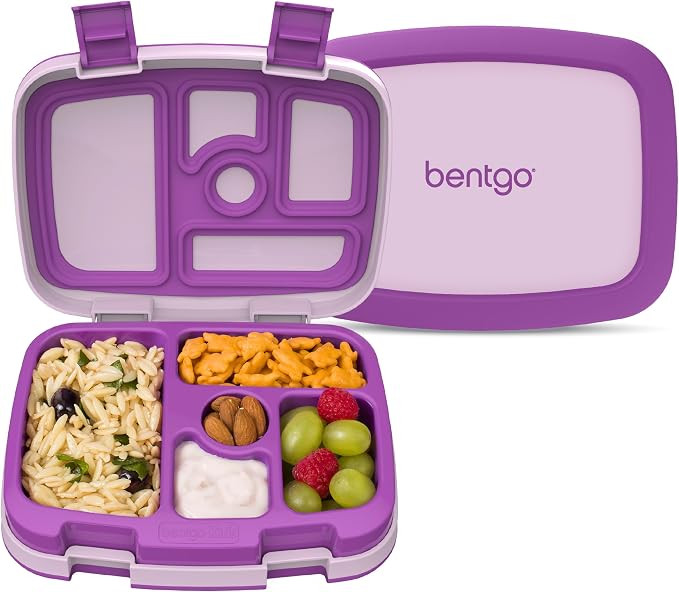 Bentgo Kids Bento-Style 5-Compartment Leak-Proof Lunch Box - Just-Right Portions for Ages 3 to 7,... | Amazon (US)