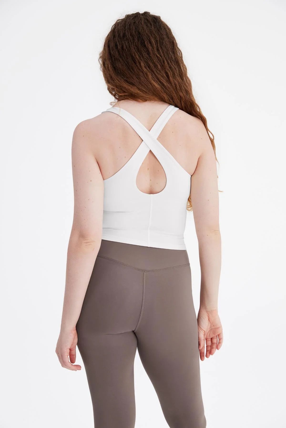 Ivory Zoe Superstretch Tank | Girlfriend Collective
