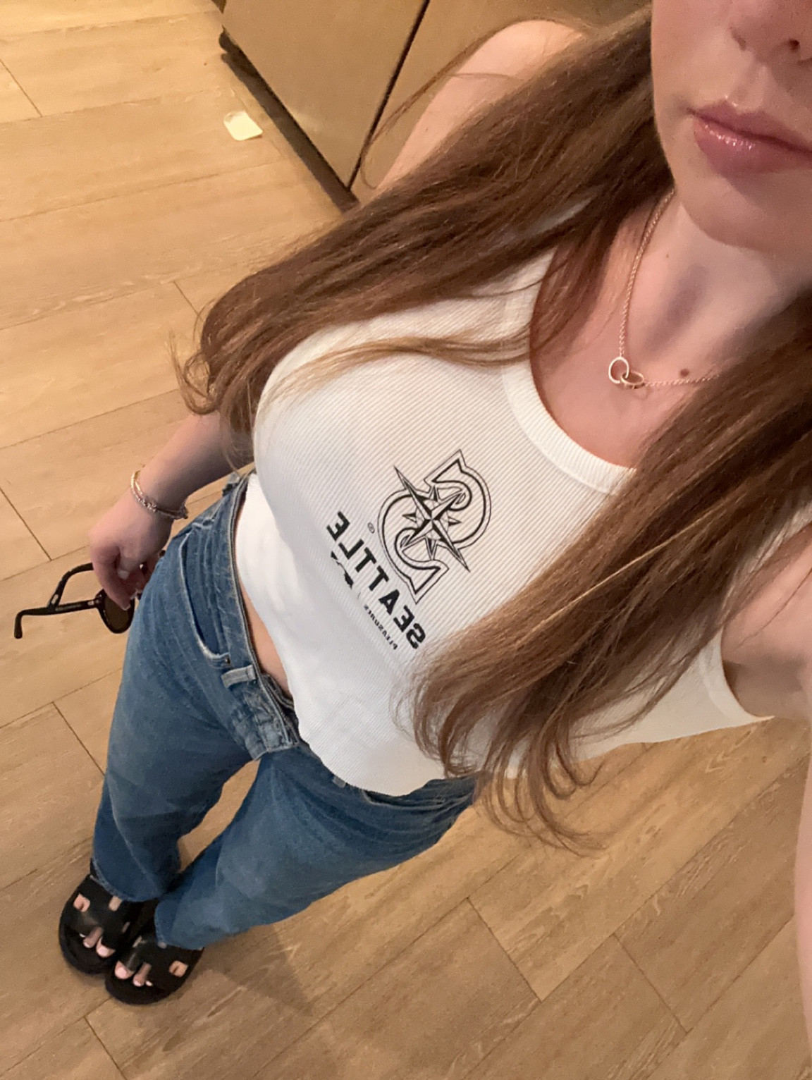 Easy game day!!! ⚾️💌

Tank top - men’s size small and I cropped it! 

#LTKFindsUnder100 #LTKSeasonal