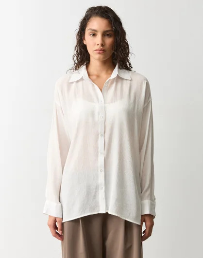 Sheer Button Up Shirt | Glassons (Australia)