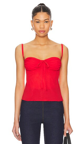 Tamora Top in Poppy | Revolve Clothing (Global)