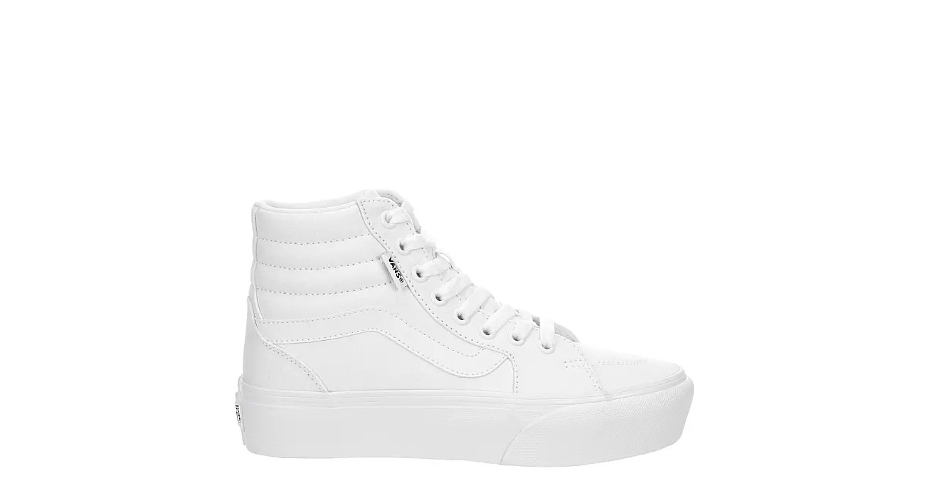 Vans Womens Filmore High Top Platform Sneaker - White | Rack Room Shoes