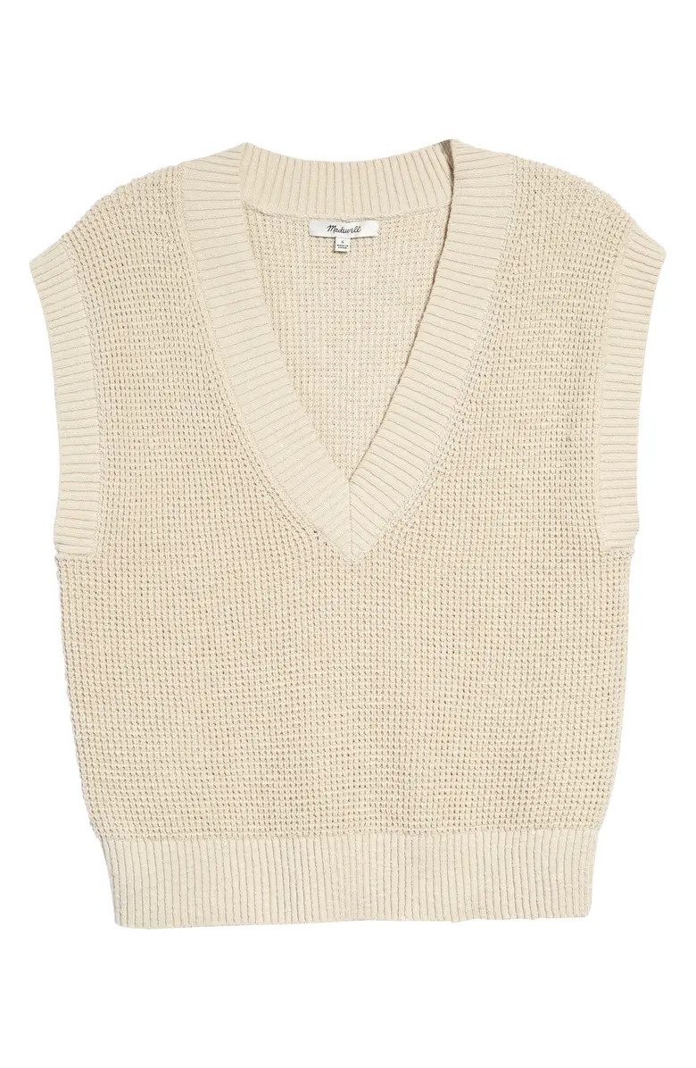 Waffle V-Neck Sweater Vest | Nordstrom