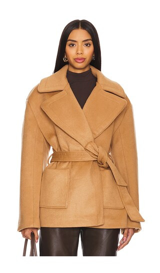 Iris Coat in Camel | Revolve Clothing (Global)