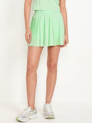 Extra High-Waisted StretchTech Micro-Pleated Skort | Old Navy (US)