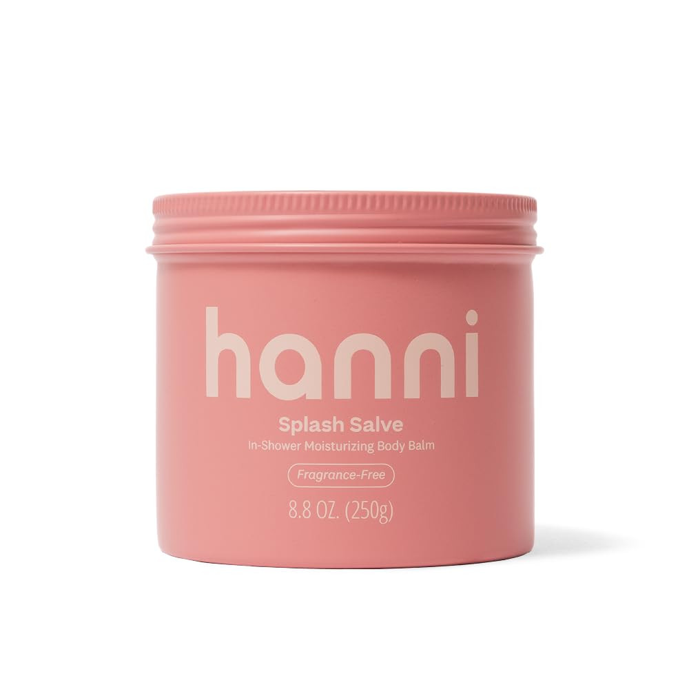 HANNI Fragrance Free Splash Salve Body Mask, In-Shower Moisturizer with Coconut, Jojoba, Shea Butter & Glycerin, Deep Conditioning for All Skin Types, 250 mL / 8.8 oz | Amazon (US)