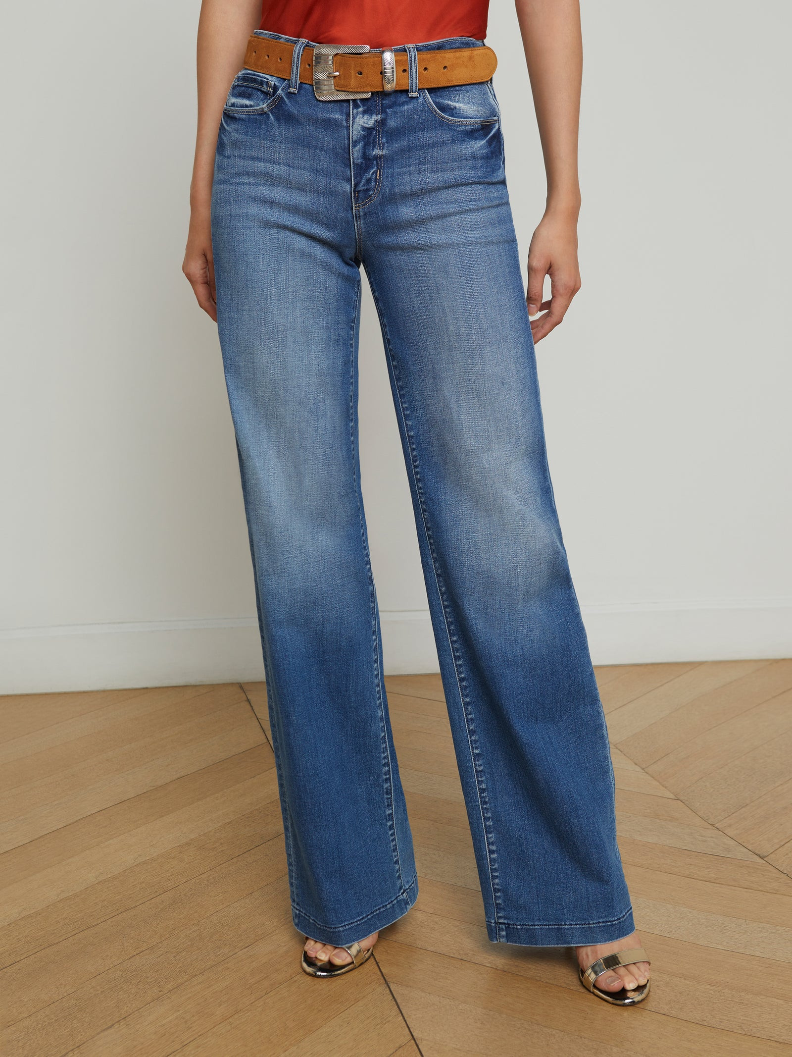 L'AGENCE - Clayton Wide-Leg Jean in Hampton | L'Agence
