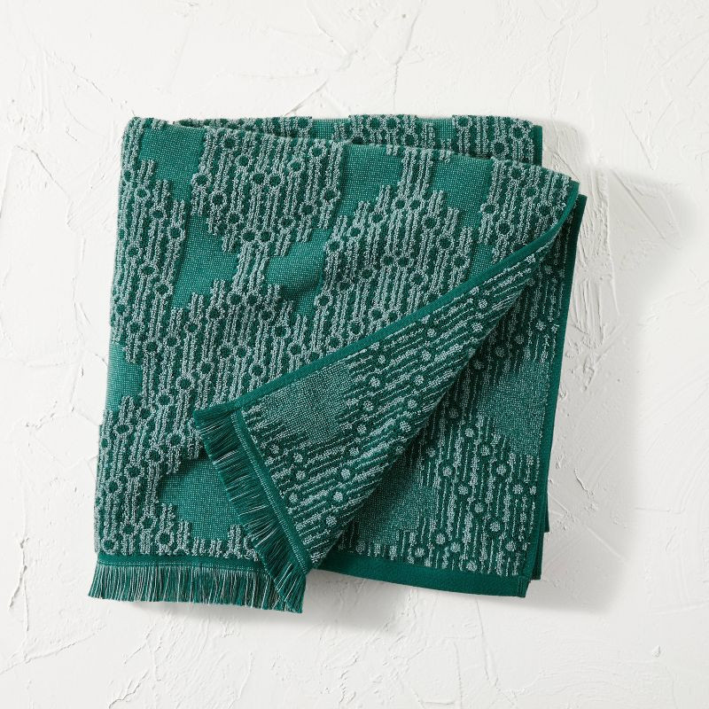 27"x52" Morat Bath Towel Teal - Opalhouse™ designed with Jungalow™ | Target