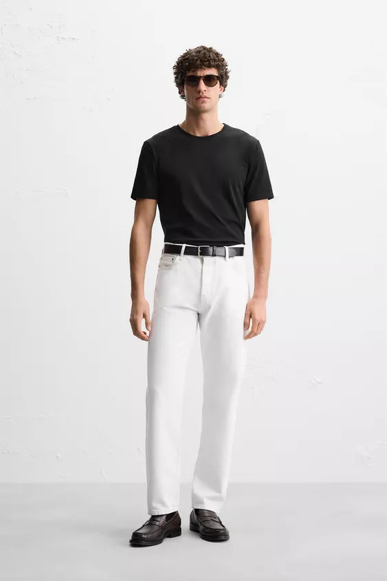BASIC SLIM FIT T-SHIRT | Zara UK