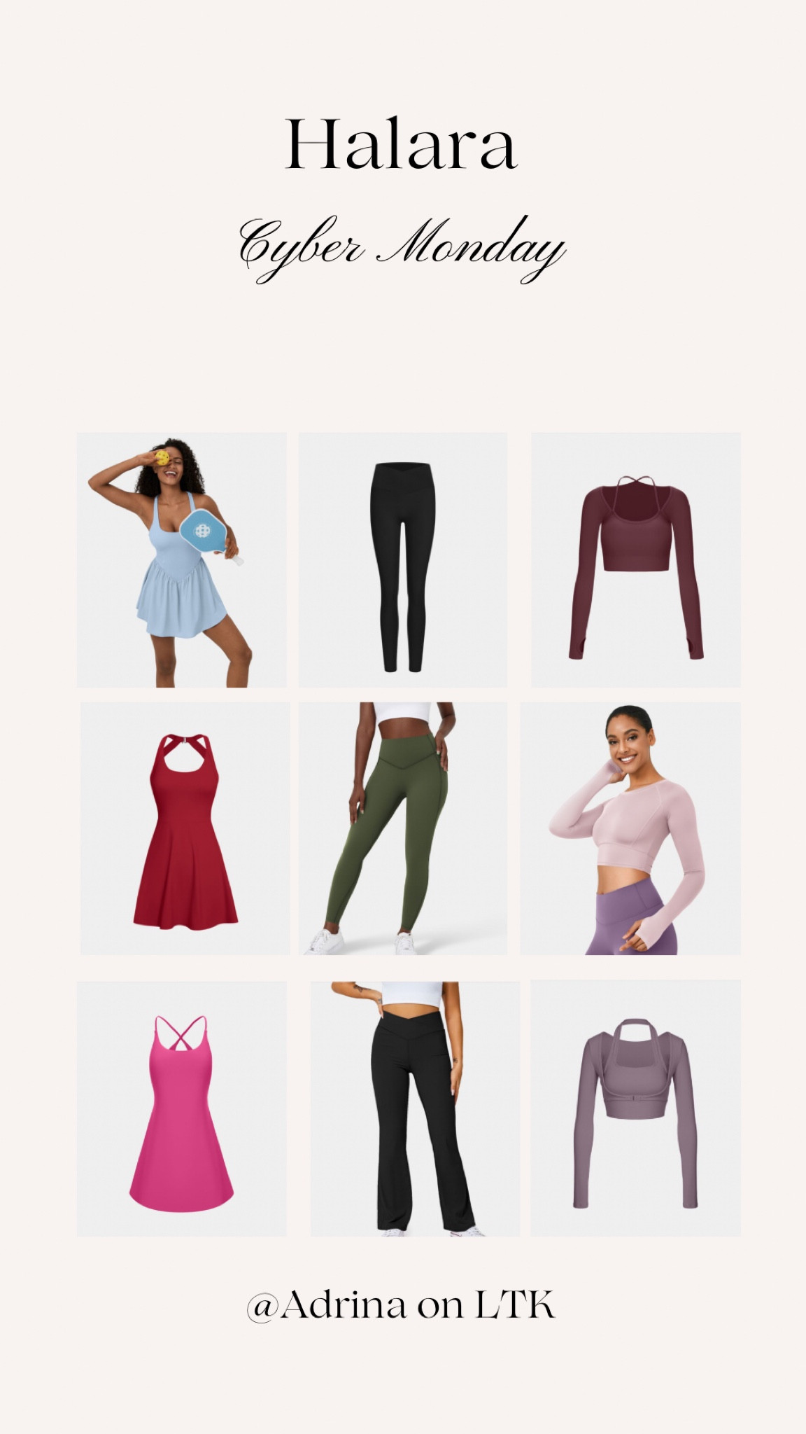 Halara has some amazing Cyber Monday deals. I’m NGL, I was sucked into Halara by their Instagram ads & thought the leggings may fall apart….but they haven’t. I have been consistently wearing their leggings since January of ‘22 and they are great quality for the price. 

Workout | Leggings | Activewear | Tights

#LTKCyberWeek #LTKfindsunder50 #LTKfitness