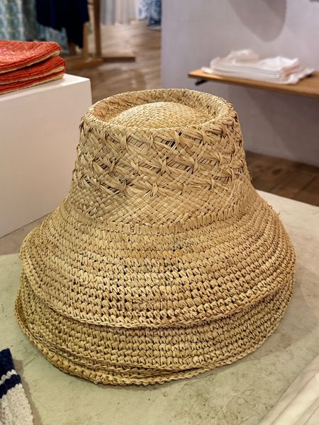 Straw bucket hat from Anthropologie 

#LTKStyleTip #LTKTravel #LTKFindsUnder50
