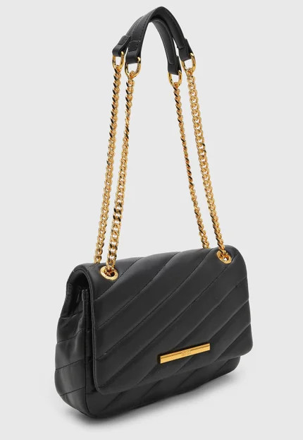 Bolsa Feminina Santa Lolla Média Corrente Preta | Dafiti (BR)
