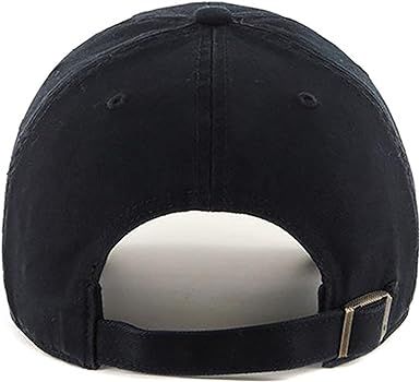 '47 MLB Unisex-Adult Black/Black Clean Up Adjustable Hat Cap - One Size | Amazon (US)