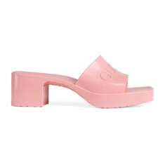 Gucci Women's rubber slide sandal | Gucci (US)