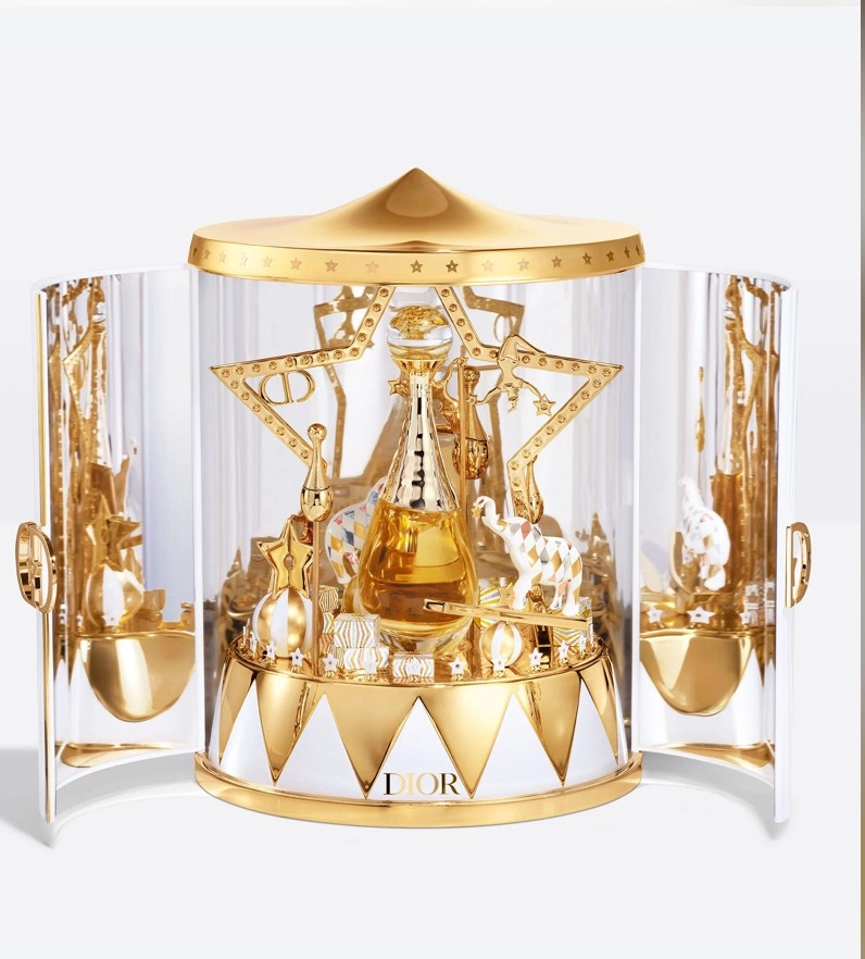 ✨ The Dior Circus of Dreams Holiday 2025 - Limited Edition✨ 

For the holiday season, Dior invites you to an enchanting show in the heart of the Circus of Dreams and unveils its limited-edition music box starring the floral perfume L'Or de J'adore.

When the doors to the big top open, elegant acrobats and majestic animals come to life in a miniature universe under Monsieur Dior's lucky star. This enchanting show unfolds to the rhythm of a joyful and lively melody inspired by the circus world Christian Dior held so dear. An invitation to wonder, where the art of perfumery and music come together for a moment of pure magic.

Full and voluptuous, the L'Or de J'adore perfume essence delivers a trail with notes of orange blossom, jasmine grandiflorum, and centifolia rose absolutes. A floral quintessence—both powerful and sensual—in a pure and essential concentrate.

#LTKBeauty #LTKU #LTKSeasonal