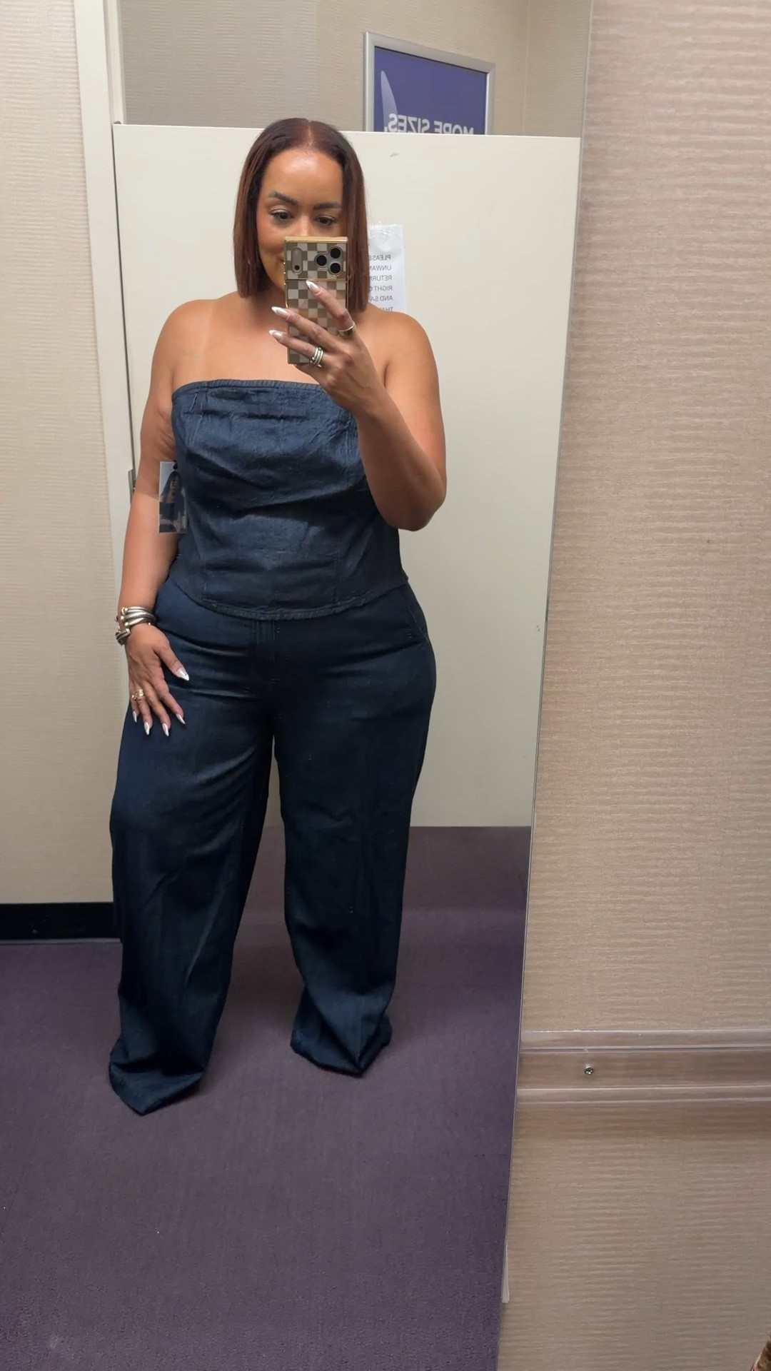 These jeans are super tall girl friendly! I stood on my tippy toes and they were still super long!!!