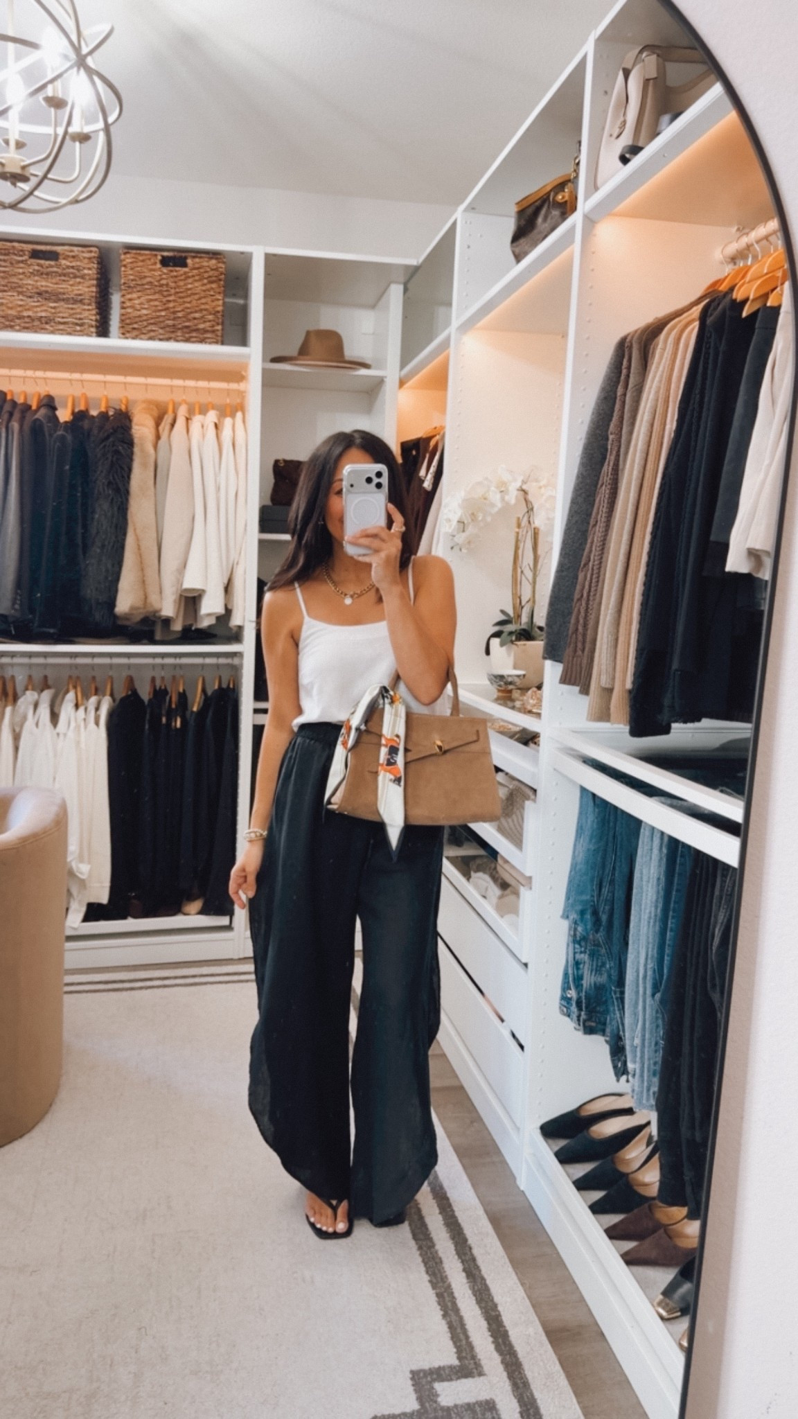 Pants are so fun.. Perfect for vacation, bbqs, pool parties ⭐️fit TTS 
Linen cami is a Target find! An easy basic 

#LTKootd #LTKOver40