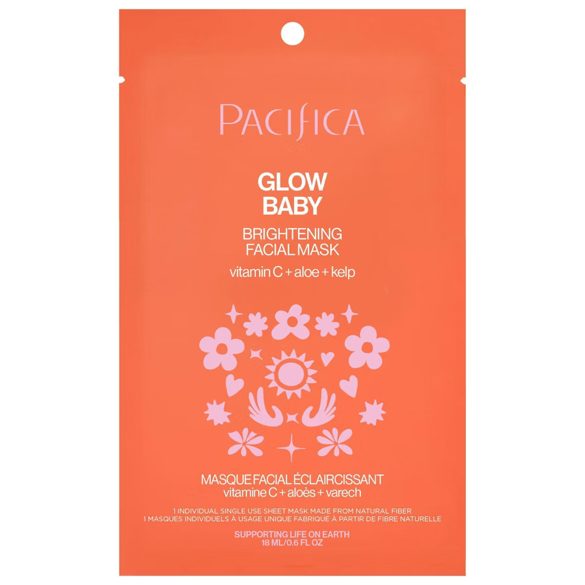 Pacifica Glow Baby Brightening Facial Mask - 0.67 fl oz | Target