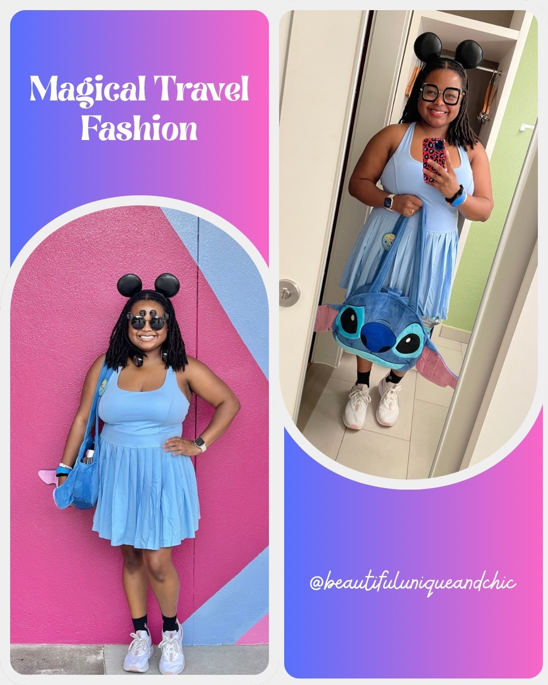Stitch inspired Disney park outfit 🩵

#LTKPetite #LTKTravel #LTKMidsize