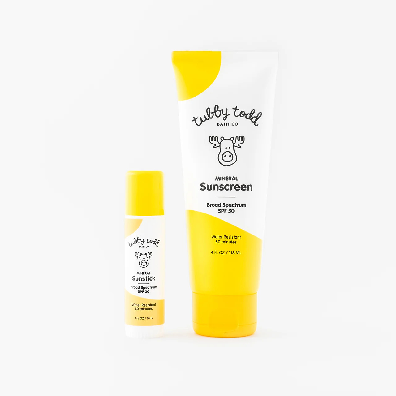 Sun Sets - Sunscreen + Sunstick | Tubby Todd Bath Co.