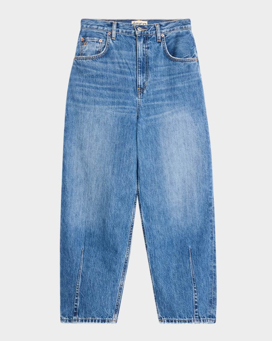 ETICA Iris Relaxed Barrel Jeans | Neiman Marcus