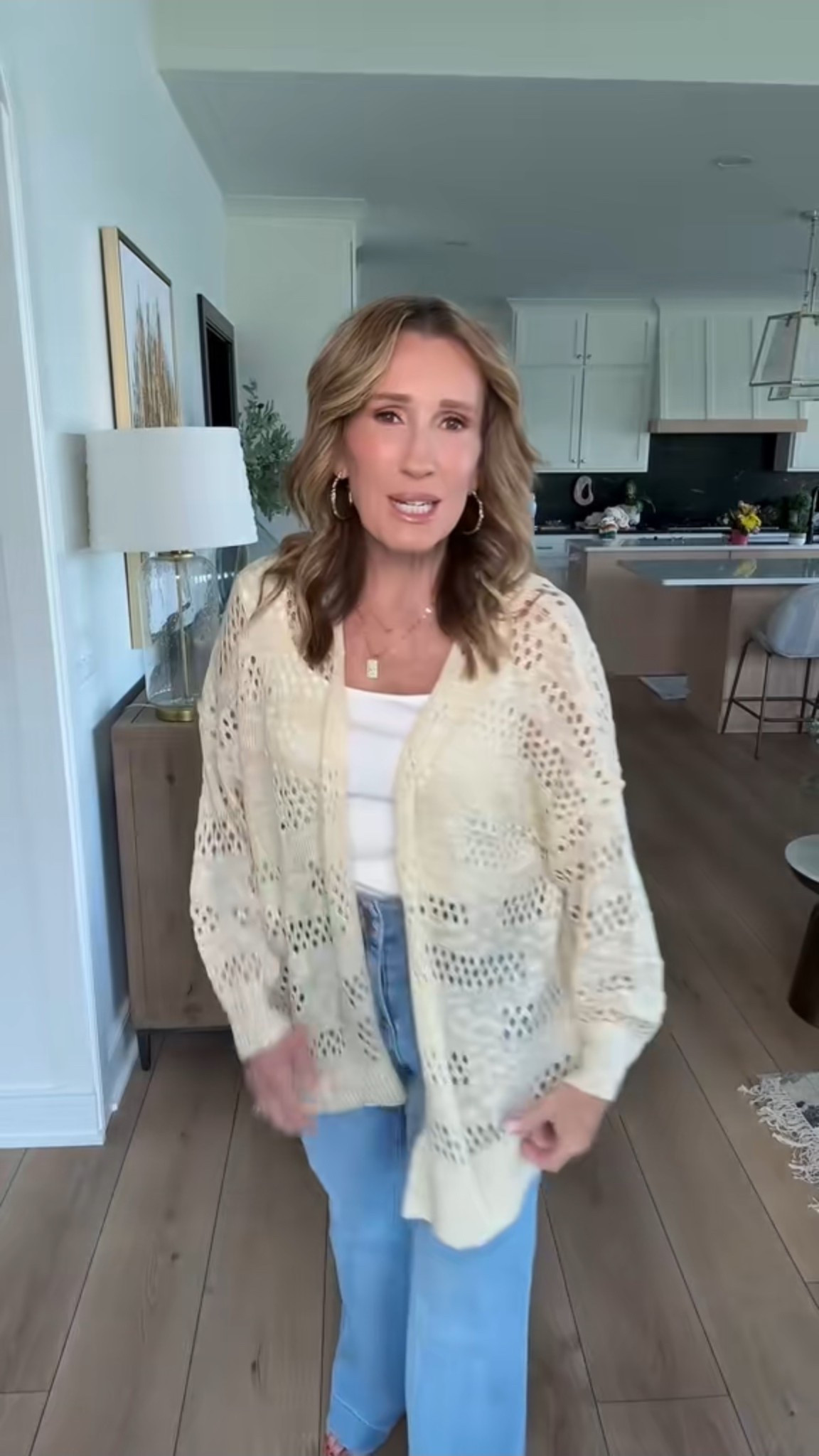 A crochet cardigan is perfect for spring and summer!  This is a fun look for a date night or country concert outfit.  I am in a small 

#LTKFestival #LTKSeasonal #LTKOver40