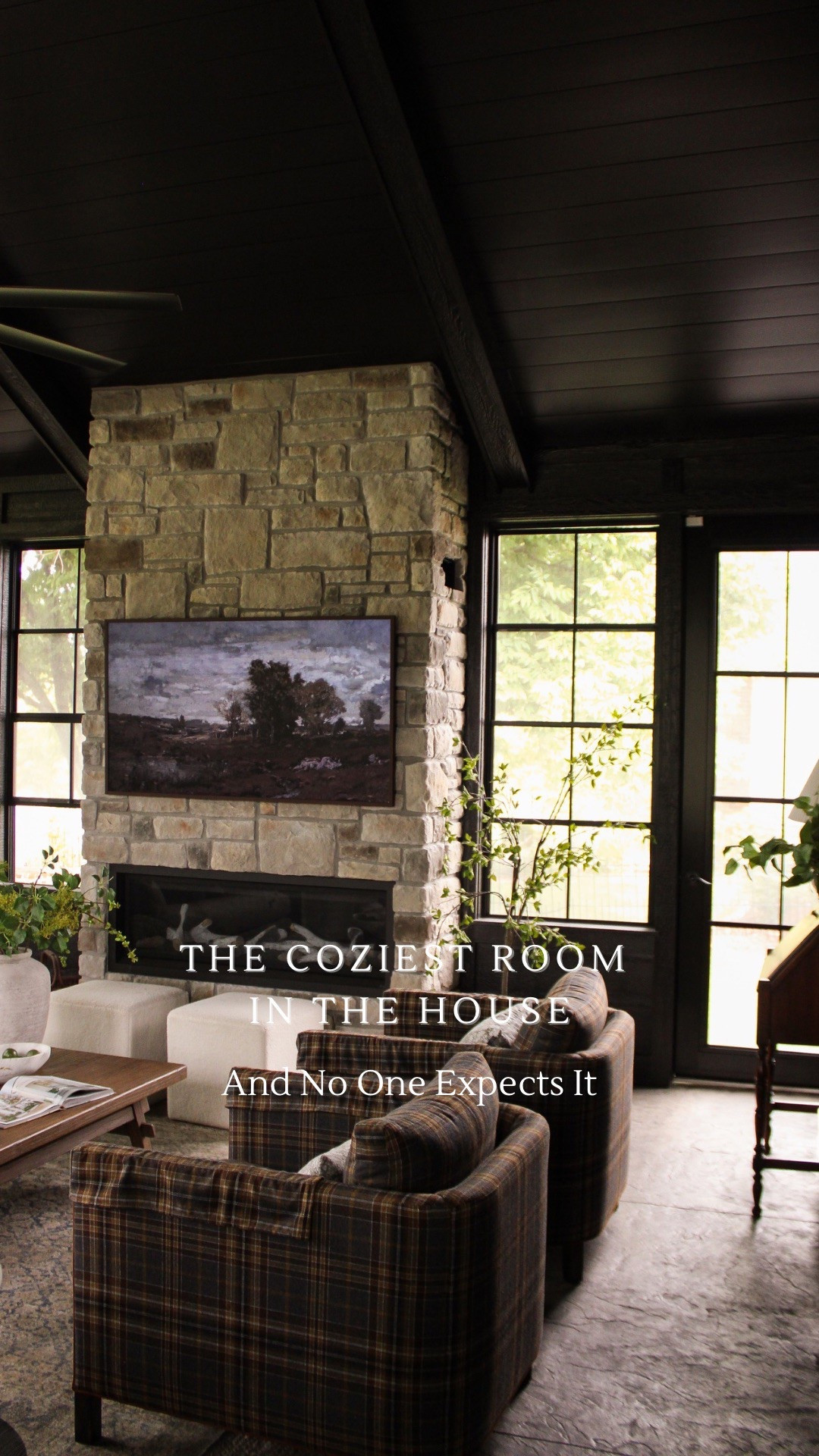 Cottage sunporch. Moody living room.

#LTKSeasonal #LTKHome #LTKStyleTip