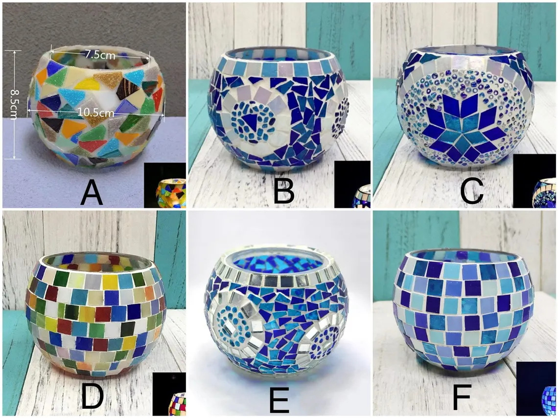 Diy Craft Kit for Adults Kids Mosaic Kit Candle Holder Making Kit Home Hobby Arts and Crafts Make... | Etsy (US)