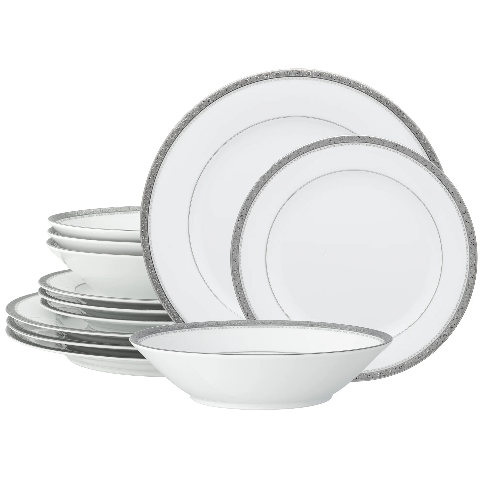 Noritake Charlotta 12-Piece Dinnerware Set, Service For 4 | Wayfair North America