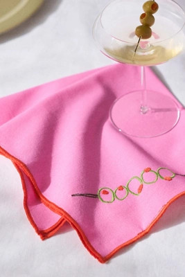 Phthalo Ruth Cotton Napkins, Set of 2 | Anthropologie (US)