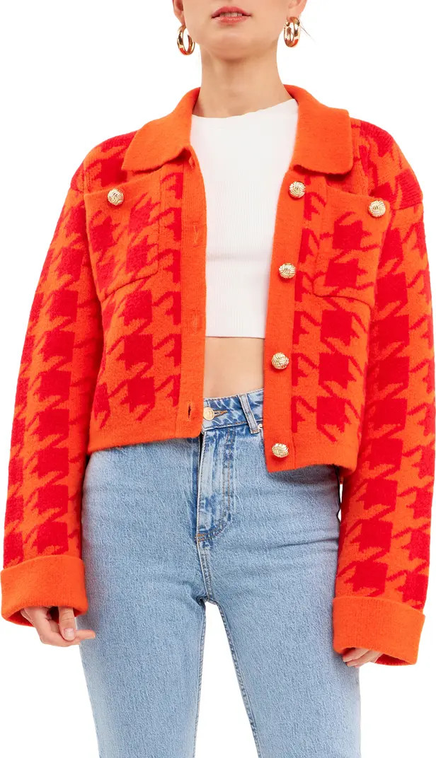 Houndstooth Cardigan | Nordstrom