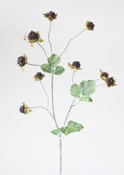 Artificial Wild Raspberry Berries in Plum 27" | Afloral (US)