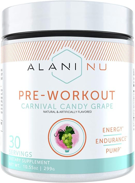 Alani Nu Pre-Workout - Carnival Candy Grape | Amazon (US)