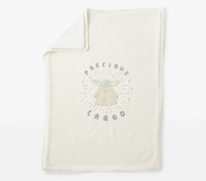 Star Wars™ The Mandalorian™ Grogu™ Heirloom Baby Blanket | Pottery Barn Kids