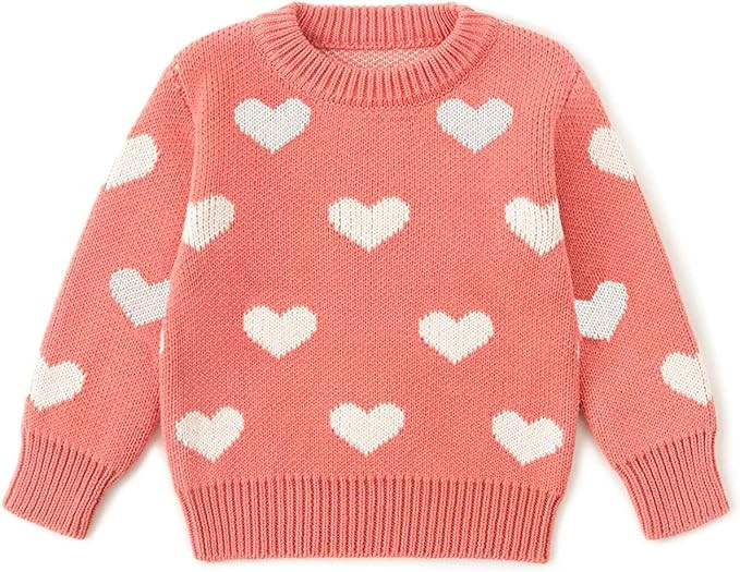 GRNSHTS Baby Girls Loose Long Sleeve Knit Sweater | Amazon (US)