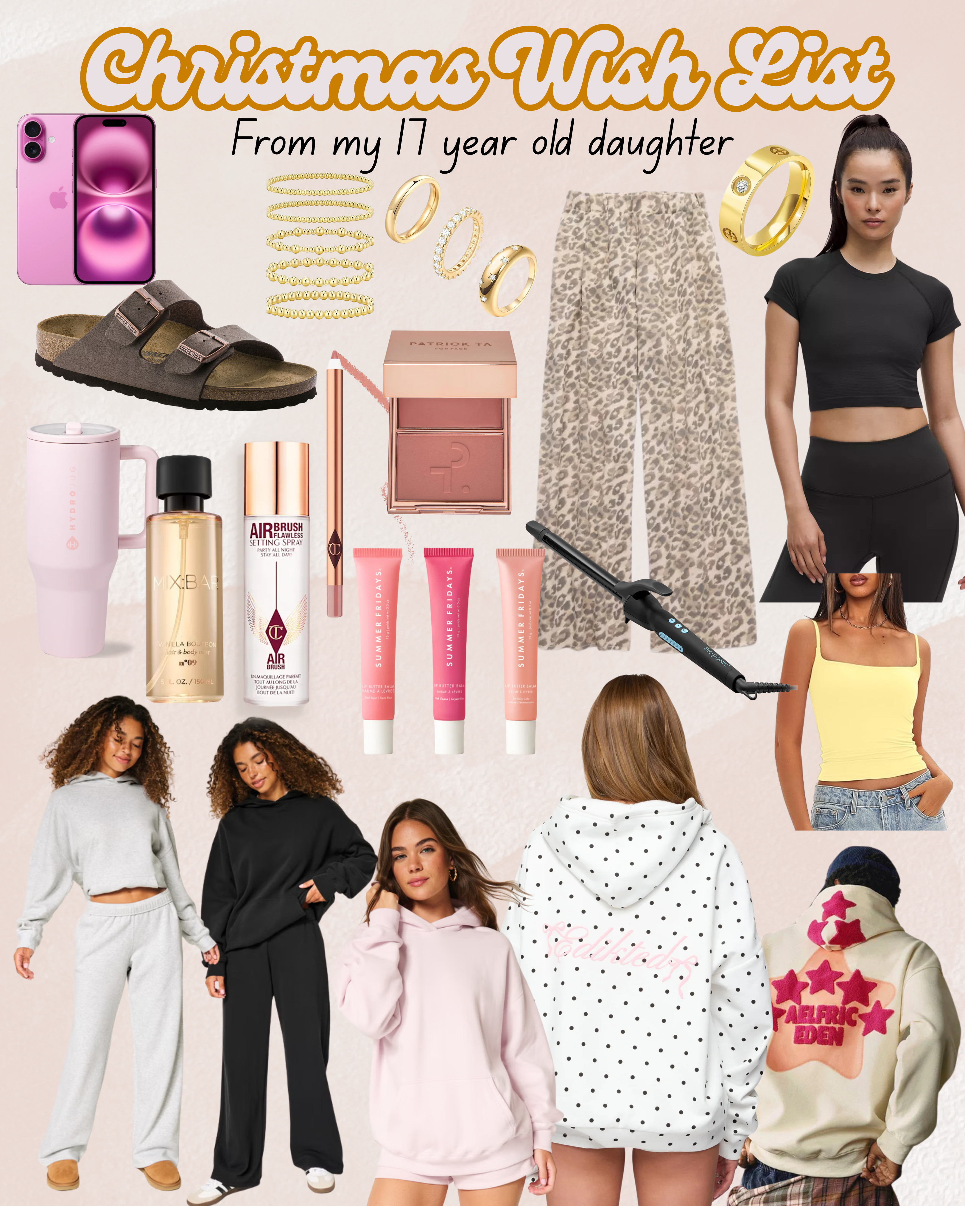 My teenage daughter sent me her Christmas list presentation so I thought I would share.  Perfect holiday gift ideas for the teen girl.  A little bit of everything for a girly teen or even tween. Beauty, clothes, and jewelry are her main wants. 

 

#LTKmomlife #LTKGiftGuide #LTKHoliday