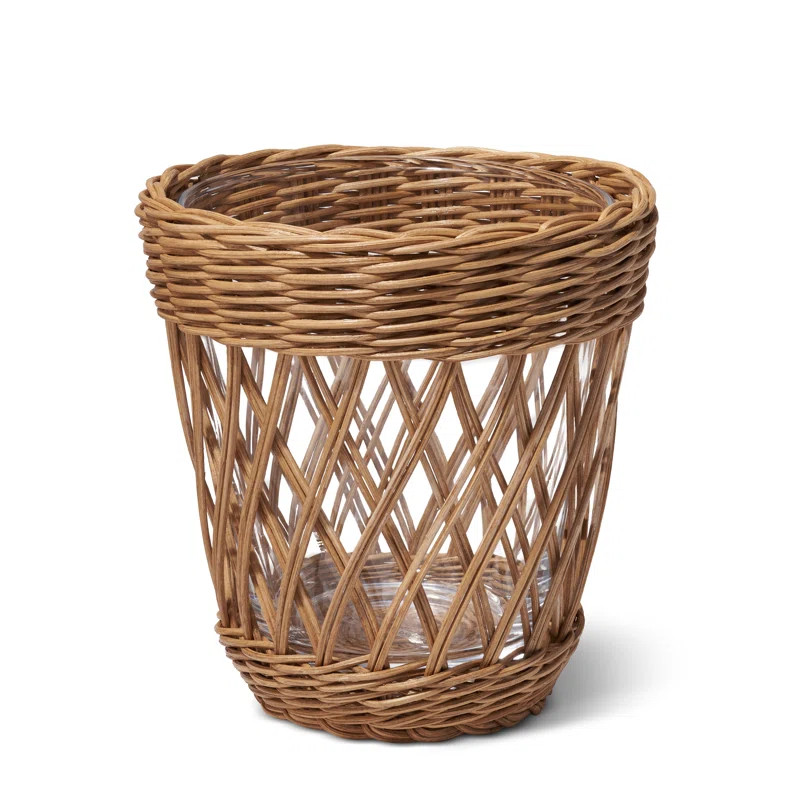 AERIN Navona Wicker Vase | Wayfair | Wayfair North America