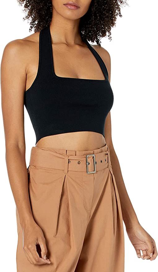 Amazon.com: The Drop Women's Greta Square Neck Bralette Sweater, Black, S : Clothing, Shoes & Jew... | Amazon (US)