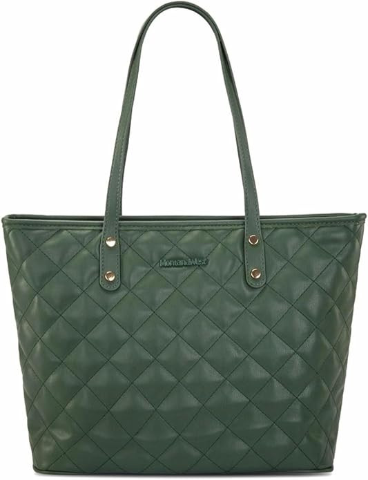 Montana West Quilted Handbag for Women Tote Purse Shoulder Bag Large Fashion Hobo Purse | Amazon (US)