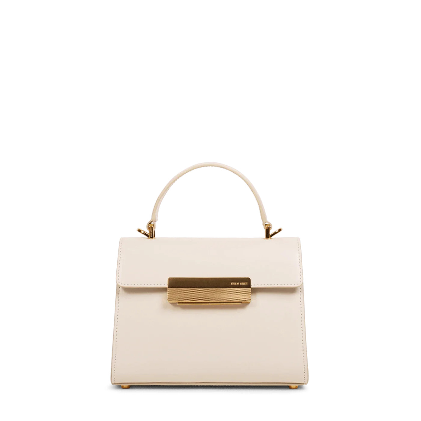 Mini Capucine Gold Edition - Cuir Box Blanc Cassé - Ateliers Auguste | ATELIERS AUGUSTE
