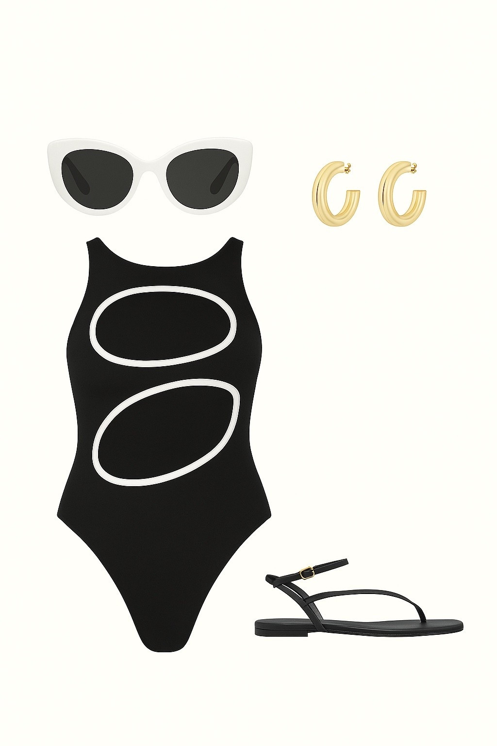 Sleek. Sculptural. Statement. 🖤 This minimalist black one-piece is giving vintage Bond girl energy with a modern twist. Paired it with bold cat-eye sunnies, chunky gold hoops, and barely-there sandals for the ultimate “effortless but elevated” beach moment.

🕶️ Tap to shop the full look — perfect for yacht days, rooftop pools, or luxury resort lounging.

#LTKSwim #LuxurySwimwear #ModernMinimalist #ChicVacationStyle #AestheticEnthusiast #CapsuleWardrobe #TimelessLooks #SwimwearGoals #EuropeanSummerStyle #QuietLuxury #JetSetStyle #VacationWardrobe

#LTKSeasonal #LTKStyleTip