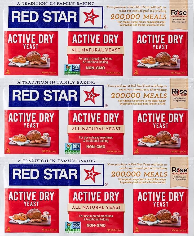 Red Star GlutenFree Active Dry Yeast, 0.25 Ounce (Pack of 9) | Amazon (US)
