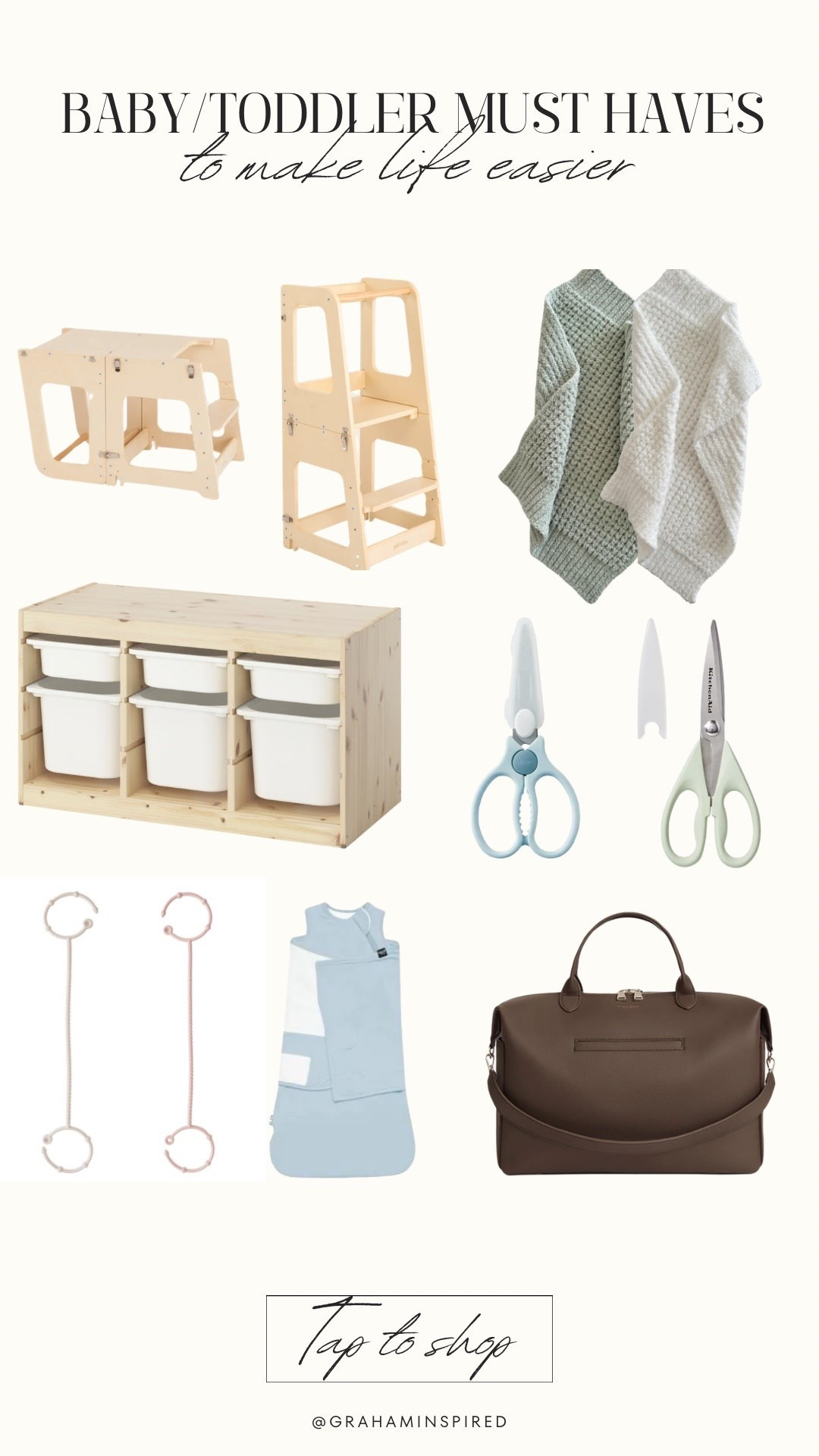 Baby items i swear by! Diaper bag is Mina Baie, Emmy midi! I can’t link it!

#LTKKids #LTKBump #LTKBaby