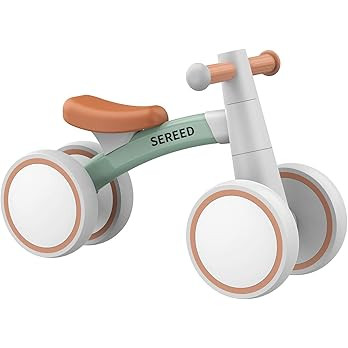 SEREED Baby Balance Bike for 1 Year Old Boys Girls 12-24 Month Toddler, 4 Wheels Toddler First Bi... | Amazon (US)